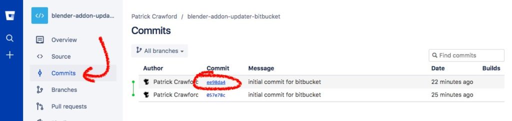 bitbucket tags step 1