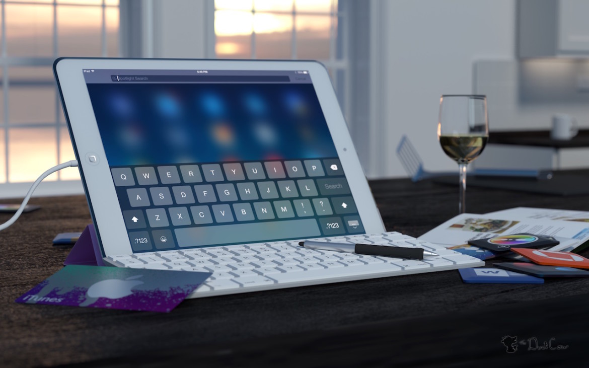 ditching the laptop 3d render