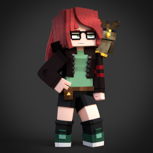 November 2020 render: girl with owl